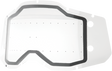 100% Accuri 2, Racecraft 2 & Strata 2 Forecast Dual Lens Replacement - Clear (Part #59101-00001)