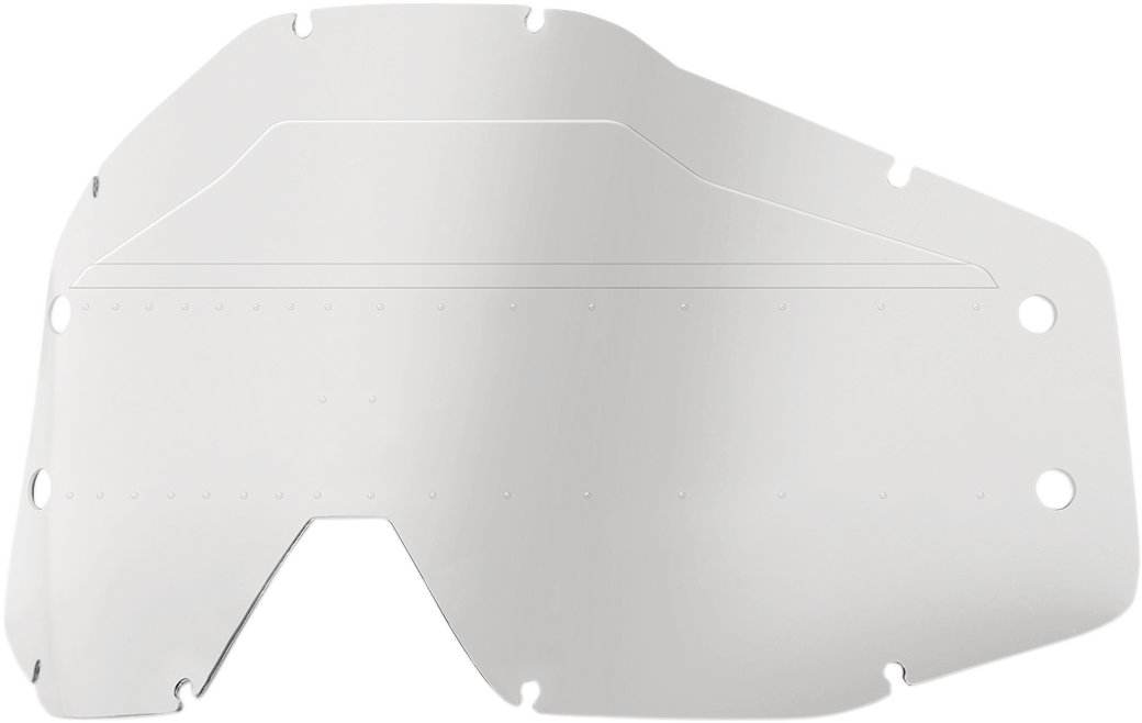 100% Accuri/Strata Forecast Junior Lens with Bumps - Clear - Part 59030-00001 for Off-Road and Mountain Bike Helmets