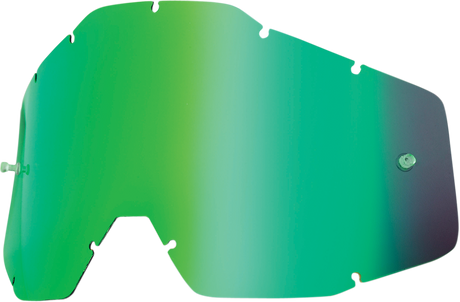100% Accuri/Strata/Racecraft Green Mirror Lens - Part 51002-005-02 for Motorcycle Helmets