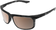 100% Hakan Matte Black Havana Sunglasses with Bronze Lenses - Designed for Optimal Protection and Comfort