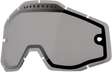 100% Accuri, Racecraft, and Strata Vented Dual Pane Smoke Lens - Part Number 59009-00002