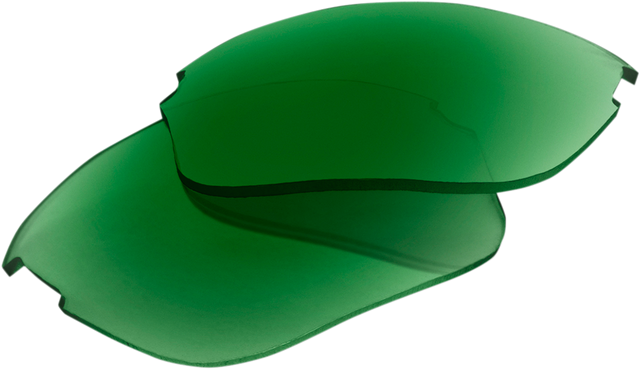 100% Sportcoupe Replacement Green Mirror Lenses - Part 62025-260-01 for Motorcycle and Sports Sunglasses