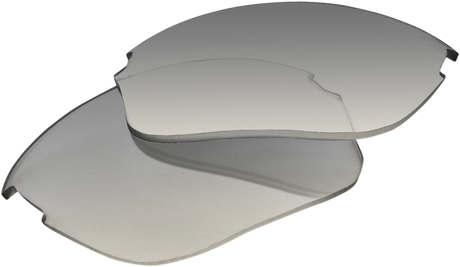 100% Sportcoupe Replacement Lenses - Low-Light Yellow Silver Mirror for Cycling and Sports Glasses