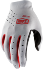 100% Sling MX Gloves Gray Small - Lightweight Breathable Motocross Gloves for ATV, dirt bike, and motocross riding