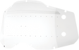 100% Accuri 2, Racecraft 2 & Strata 2 Forecast Lens with Bumps - Clear - Part 59100-00001