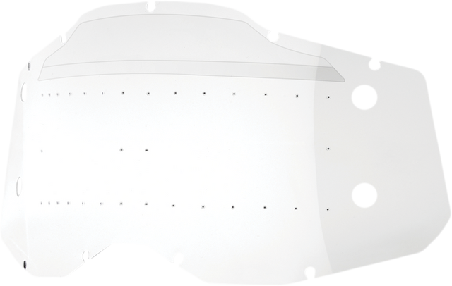 100% Accuri 2, Racecraft 2 & Strata 2 Forecast Lens with Bumps - Clear - Part 59100-00001