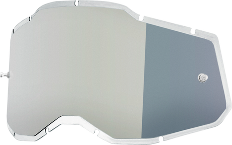 100% Accuri 2, Racecraft 2, and Strata 2 Lens - Silver by 100% Part #59091-00001 for Motorcycle and ATV