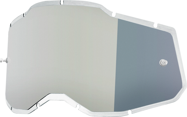 100% Accuri 2, Racecraft 2, and Strata 2 Lens - Silver by 100% Part #59091-00001 for Motorcycle and ATV