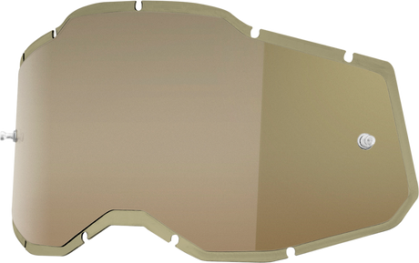 100% Accuri 2, Racecraft 2, and Strata 2 Lens - Olive - Part No. 59092-00001 | Fits Most Off-Road and Motocross Helmets