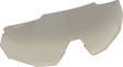 100% Racetrap Yellow Silver Mirror Lens - Part 62037-144-01 for Cycling and Sports Sunglasses