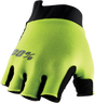 100% Exceeda Gel Short Finger Gloves - Fluorescent Yellow, Size Medium – MTB and Road Bike Fit