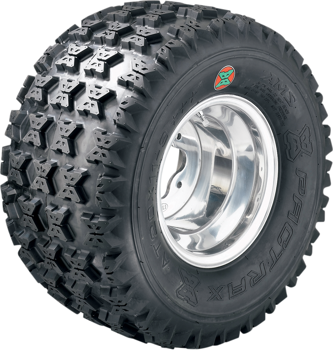 AMS Pactrax II Rear ATV Tire - 20x11-8 - 6 Ply for Sport and Race Models