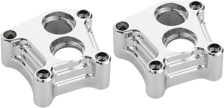 ARLEN NESS Lifter Block Covers - 10 Gauge - Chrome 12-572