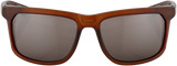 100% Hakan Sunglasses - Soft Tact Rootbeer with HiPER Silver Mirror Lens - Designed for Motorcycle and Outdoor Enthusiasts
