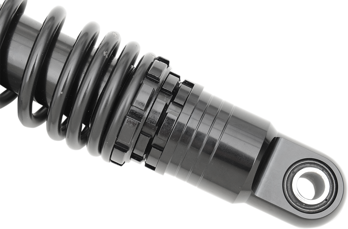 Drag Specialties C16-0160AB Premium Ride-Height Adjustable Motorcycle Shocks - 11 Inch Black for Harley-Davidson Touring Models