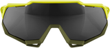 100% Speedtrap Sunglasses Soft Tact Banana with Black Mirror Lens - Fits Motorcycle, Cycling, and Outdoor Activities