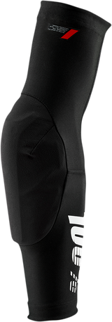 100% Teratec Elbow Guards - Black, Medium, for MTB, Road, and Trail Bikes – Part Number 70002-00002