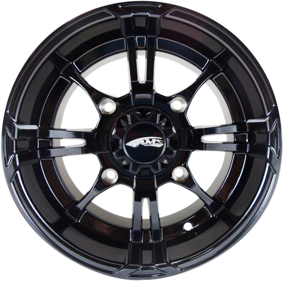AMS Roll'n 108 Wheel - Front 14x8 Black for 4/137 Bolt Pattern - Part #0230-0861