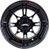 AMS Roll'n 108 Wheel - Front 14x8 Black for 4/137 Bolt Pattern - Part #0230-0861