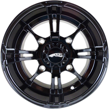 AMS Roll'n 108 Wheel - Front 14x8 Black for 4/137 Bolt Pattern - Part #0230-0861