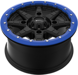 AMS Beadlock Ring Replacement for Roll'n 106 Wheels - 14 Inch Blue - Part Number 14B03