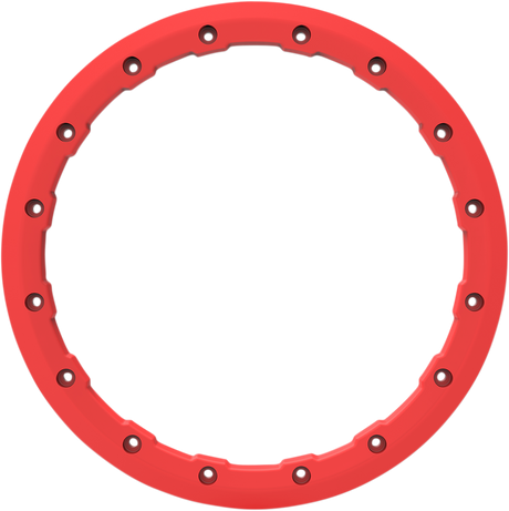 AMS Beadlock Ring Replacement for Roll'n 106 Wheels - 14 Inch - Red - Part #14B04