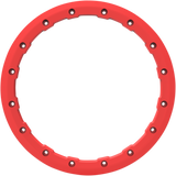 AMS Beadlock Ring Replacement for Roll'n 106 Wheels - 15 Inch, Red - Part Number 15B04