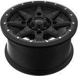 AMS Roll'n 106 Wheel - 14x7 Inches, 4x137 Bolt Pattern, 5+2 Offset for Front and Rear fitment, Satin Black Finish