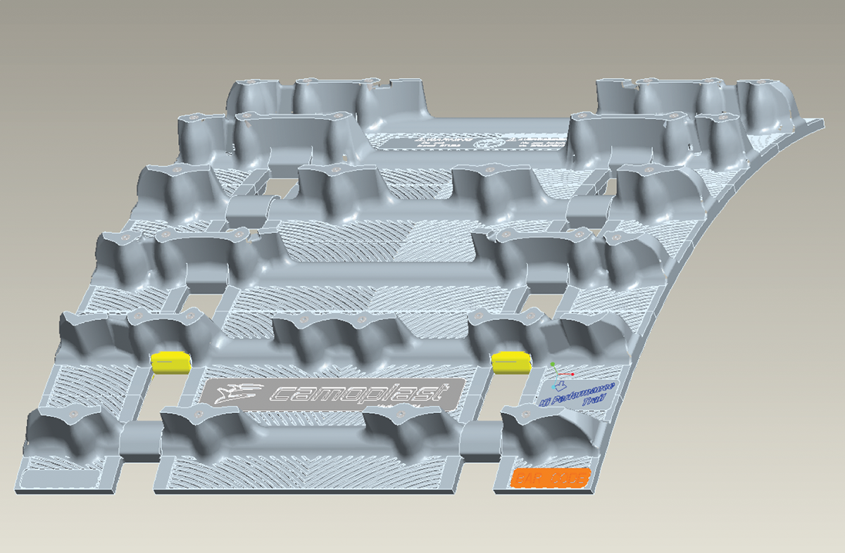 CAMSO ICE Attak XT™ Track - Mostly Groomed/Aggressive - 15" W x 137" L - 1.22" Lug Height 9191H