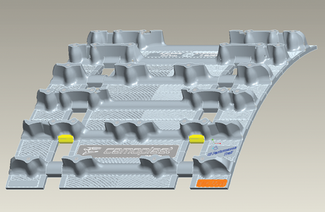 CAMSO ICE Attak XT™ Track - Mostly Groomed/Aggressive - 15" W x 137" L - 1.22" Lug Height 9191H
