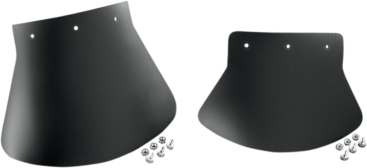DRAG SPECIALTIES SEATS Mud Flap - Plain, 10-1/2" W x 8" H - Fits Harley Davidson Motorcycles