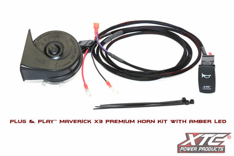 XTC Power Products MAVX3-PR-LA Loud Low Tone Automotive Horn Kit for Cars and Trucks