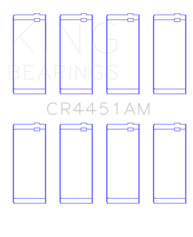 King Engine Bearings Volvo 244/245 Connecting Rod Bearing Set