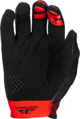 Fly Racing Youth Lite Gloves Black/Red YM – Lightweight Race Gloves with Touch Screen Compatibility for Youth Motorcycles