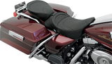 Drag Specialties Seats Pillion Seat - Mild Stitched Wide Fit for Harley-Davidson FL Models 1999-2022 - Part 0801-0467