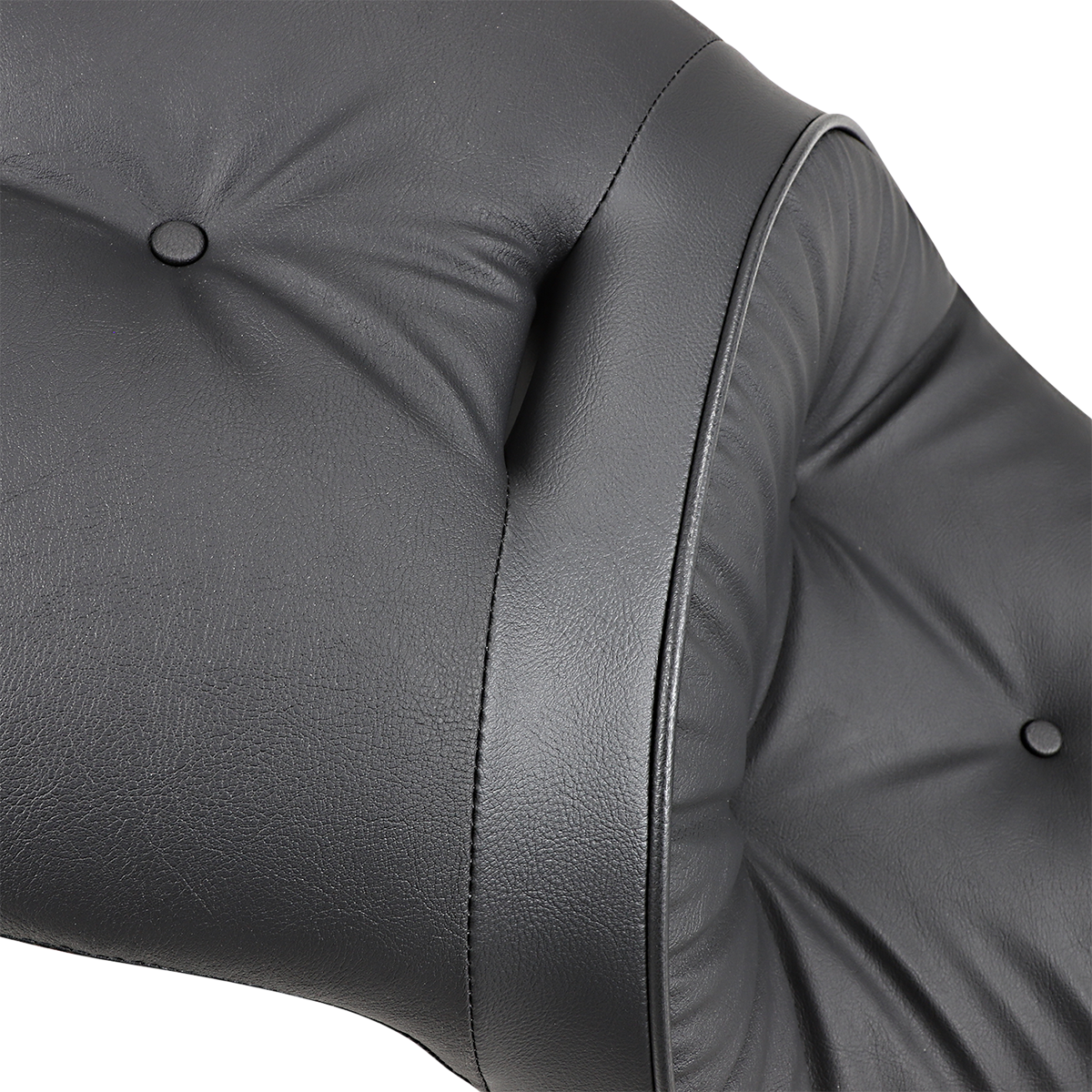 Drag Specialties Seats Touring Pillow Seat for Harley Davidson FL 2009-2023 with Cooler-Reflective Leather and Urethane Foam