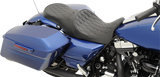 Drag Specialties Seats Low Forward Touring Seat - Double Diamond for Harley FL 2008-2024 | Part No. 0801-1011