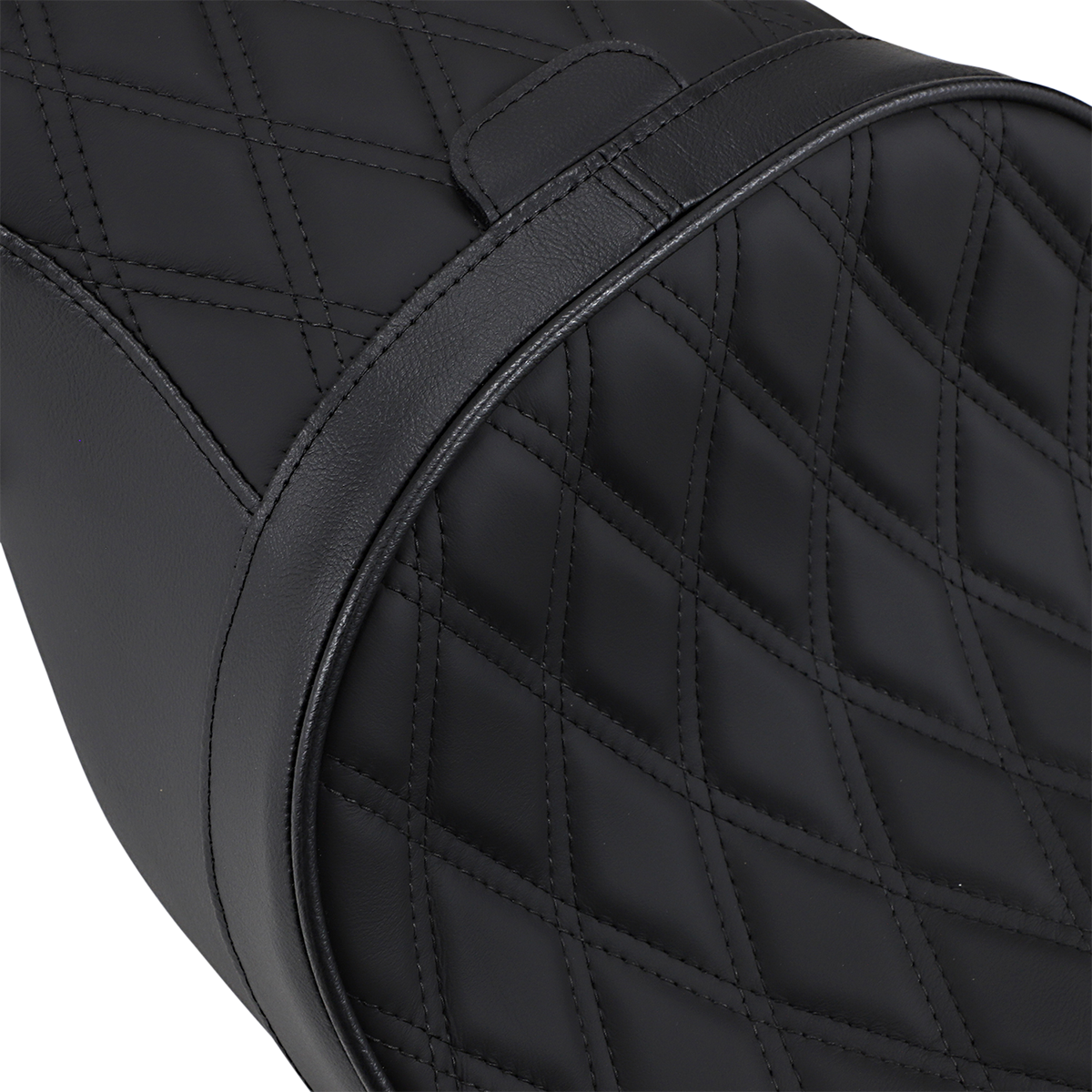 Drag Specialties Seats Low Forward Touring Seat - Double Diamond for Harley FL 2008-2024 | Part No. 0801-1011