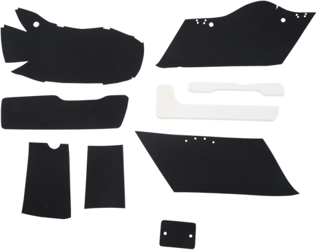 Drag Specialties Seats Saddlebag Lining Kit for FL 2014-2022 with Hard OEM Saddlebags - Black Part 3501-0943