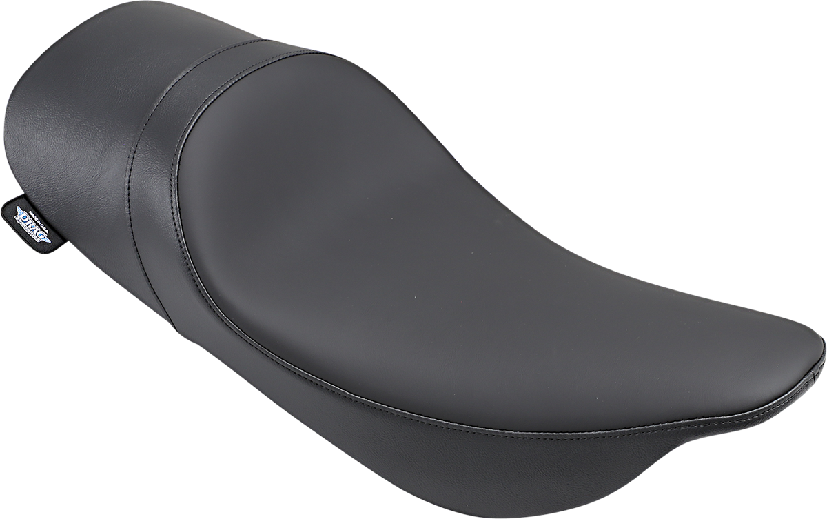 Drag Specialties Seats Low Profile Solo Seat for Harley FLHR 1997-2007 with EZ-ON Mount System