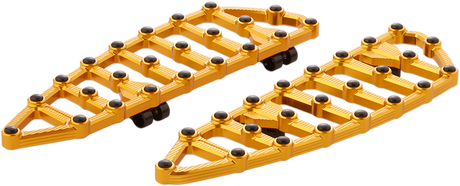 ARLEN NESS MX Driver Floorboards - Gold 06-894