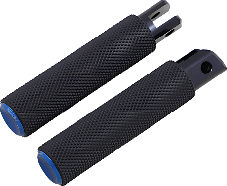 ARLEN NESS Knurled Foot Pegs - Blue - FX/FL '18-'25 07-950