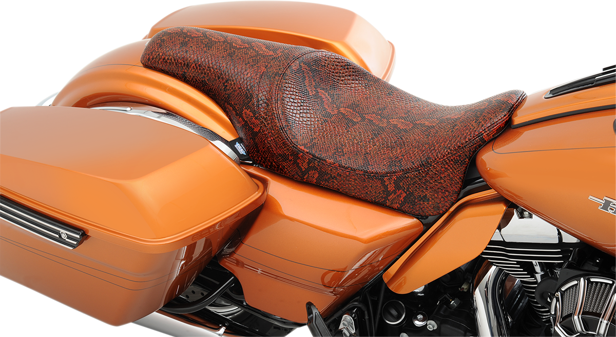 DRAG SPECIALTIES SEATS Predator Seat - Smooth for Harley FL 2008-2023 with Custom Foam and ABS Base