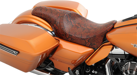DRAG SPECIALTIES SEATS Predator Seat - Smooth for Harley FL 2008-2023 with Custom Foam and ABS Base