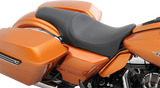 DRAG SPECIALTIES SEATS Predator Seat - Smooth for Harley FL 2008-2023 with Custom Foam and ABS Base