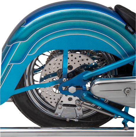 Drag Specialties Rear 11.5-inch Drilled Brake Rotor for Harley-Davidson - Part 060171ASP-BC648