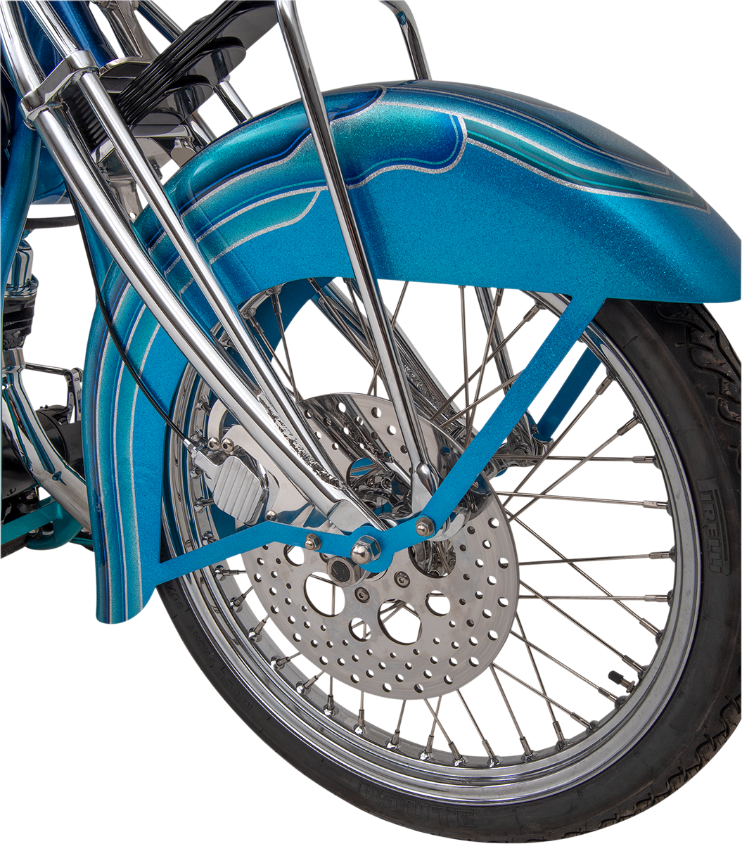 Drag Specialties 11.5-Inch Front Drilled Brake Rotor for Harley-Davidson - Part 060176ASP-BC648