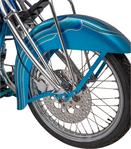 Drag Specialties 11.5-Inch Front Drilled Brake Rotor for Harley-Davidson - Part 060176ASP-BC648