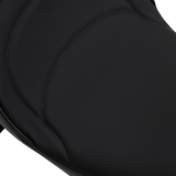 DRAG SPECIALTIES SEATS Solo Seat with Driver Backrest for Harley FLH 1997-2007, Mild Stitched - Part 0801-0493