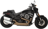 Drag Specialties Seats Predator III Seat for Harley-Davidson FXFB/S '18-'23 with Double Diamond Silver Stitching